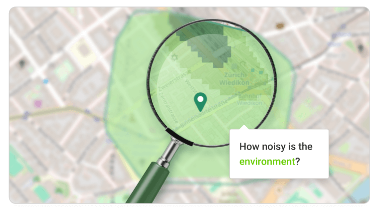 Traffic noise in the immediate vicinity
