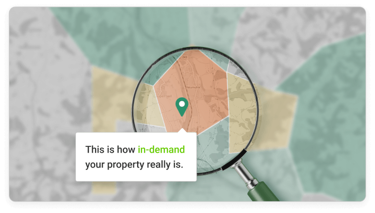 Market interest in the area surrounding the property