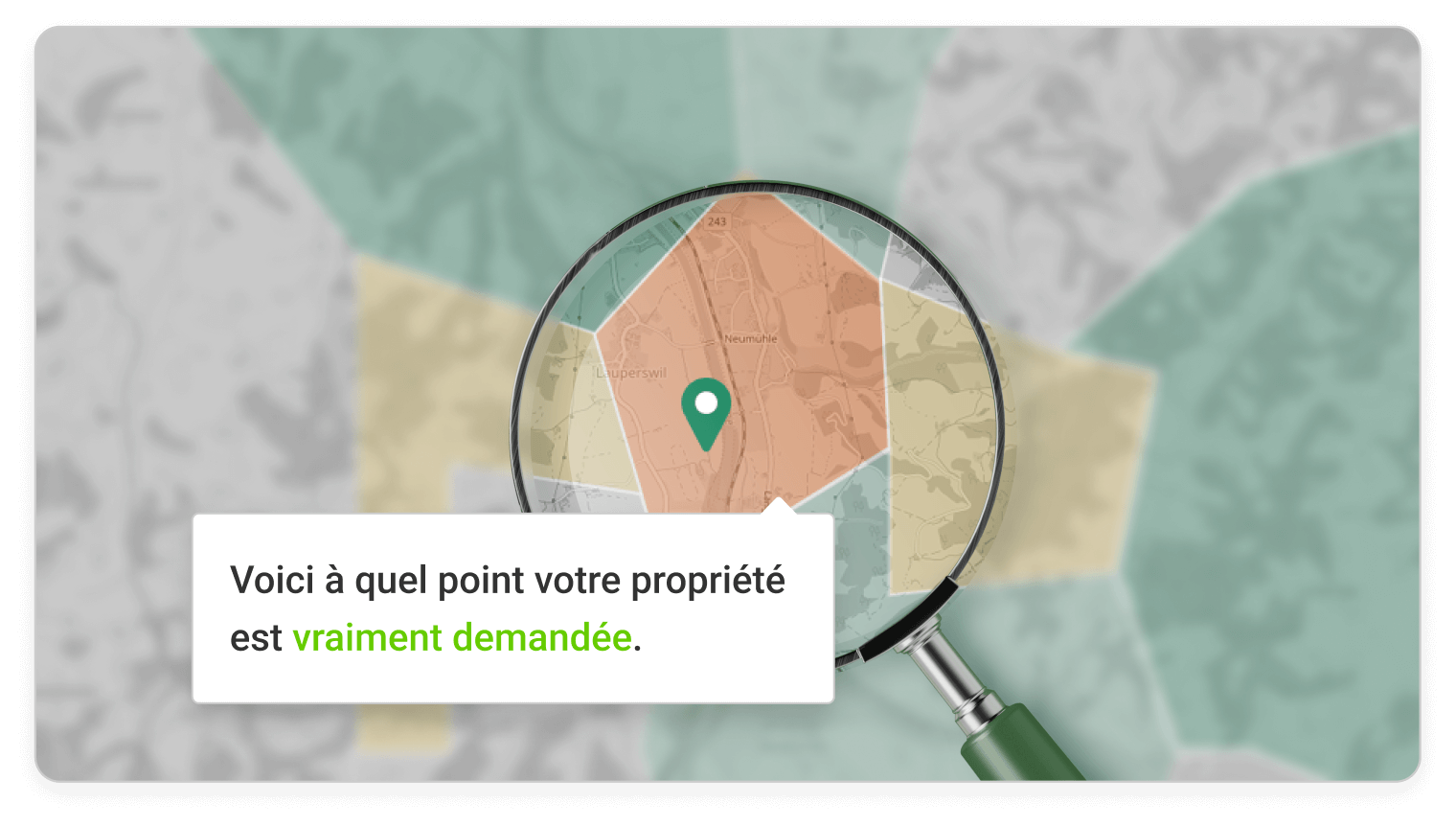 Intérêt du marché dans l’environnement du bien